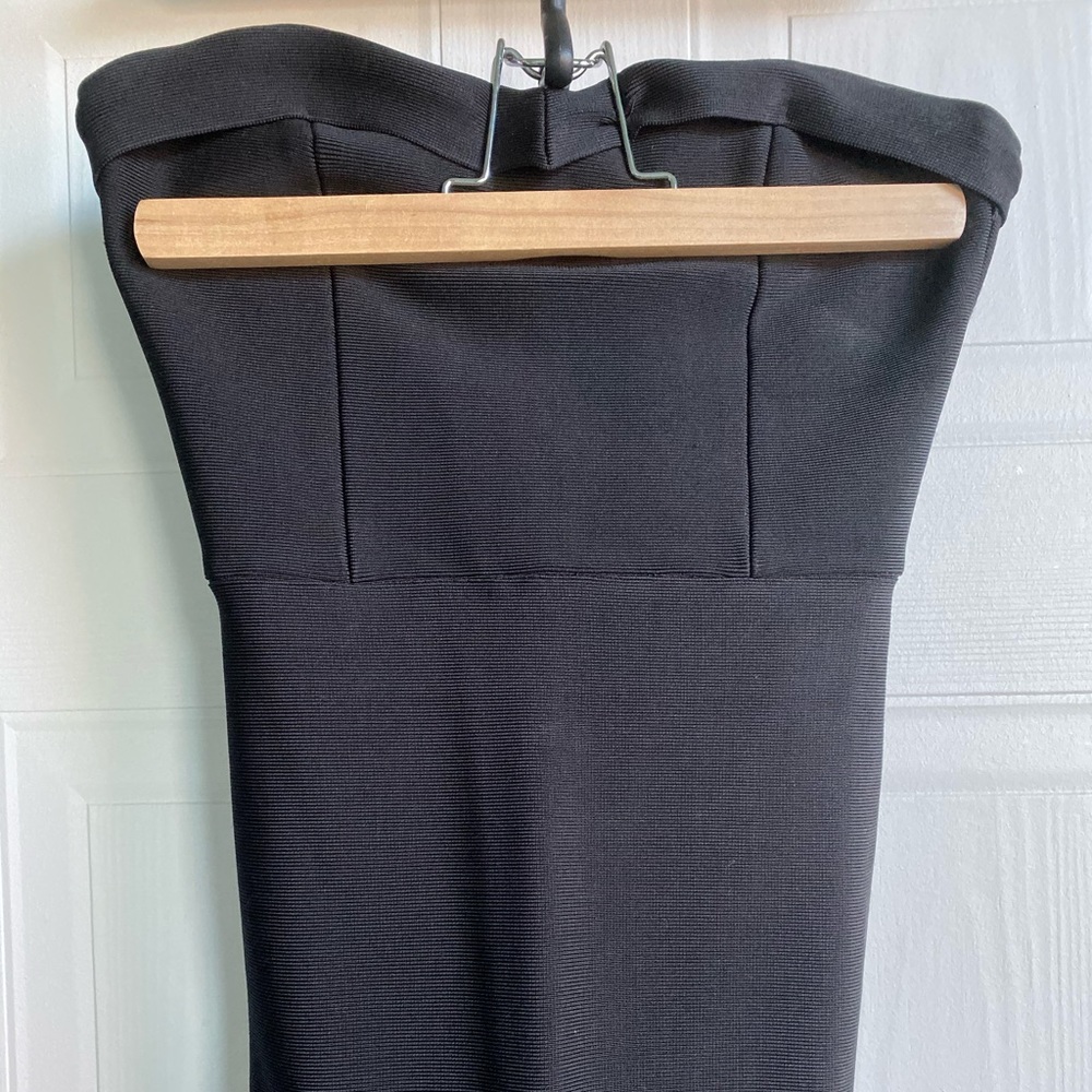 House of CB Fabrizia Black Strapless Dress size XS
